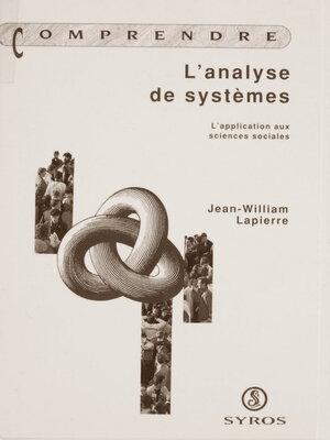 cover image of L'analyse de systèmes